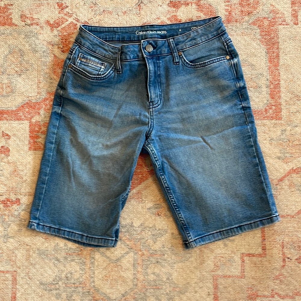 Calvin Jean shorts